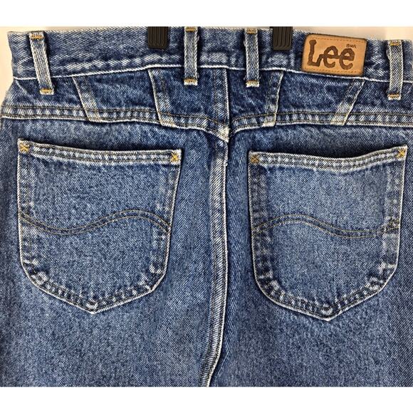 LEE VINTAGE WOMEN'S BLUE TAPERED RELAXED JEANS – SIZE 12 LONG (29.5" W x 33" I) - Picture 15 of 15